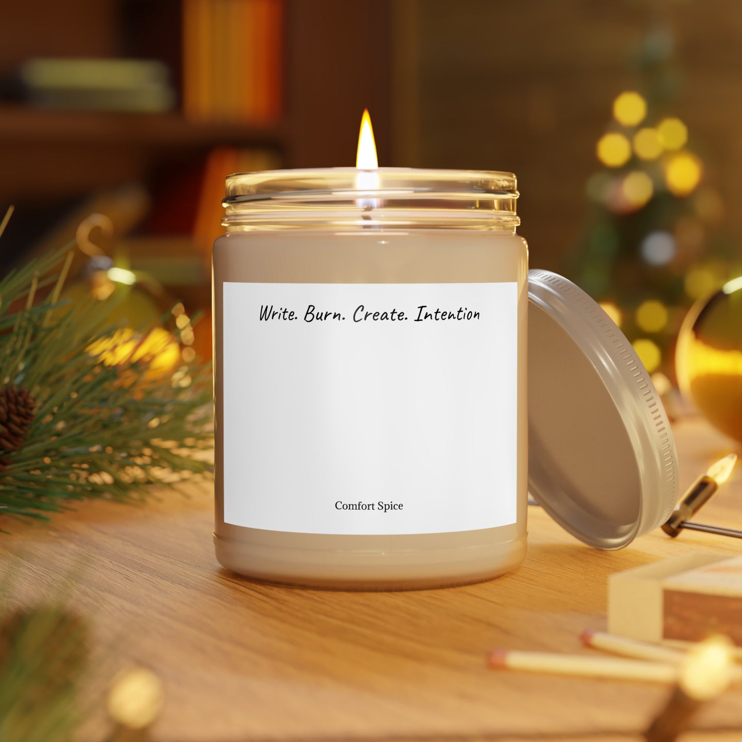 Write. Burn. Create. Intention Candle, 9oz