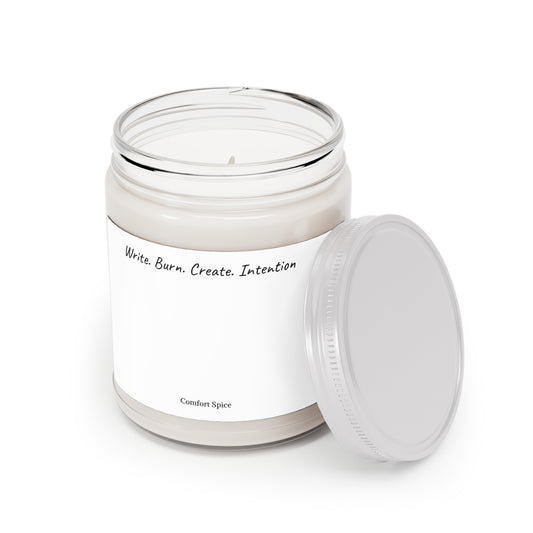 Write. Burn. Create. Intention Candle, 9oz