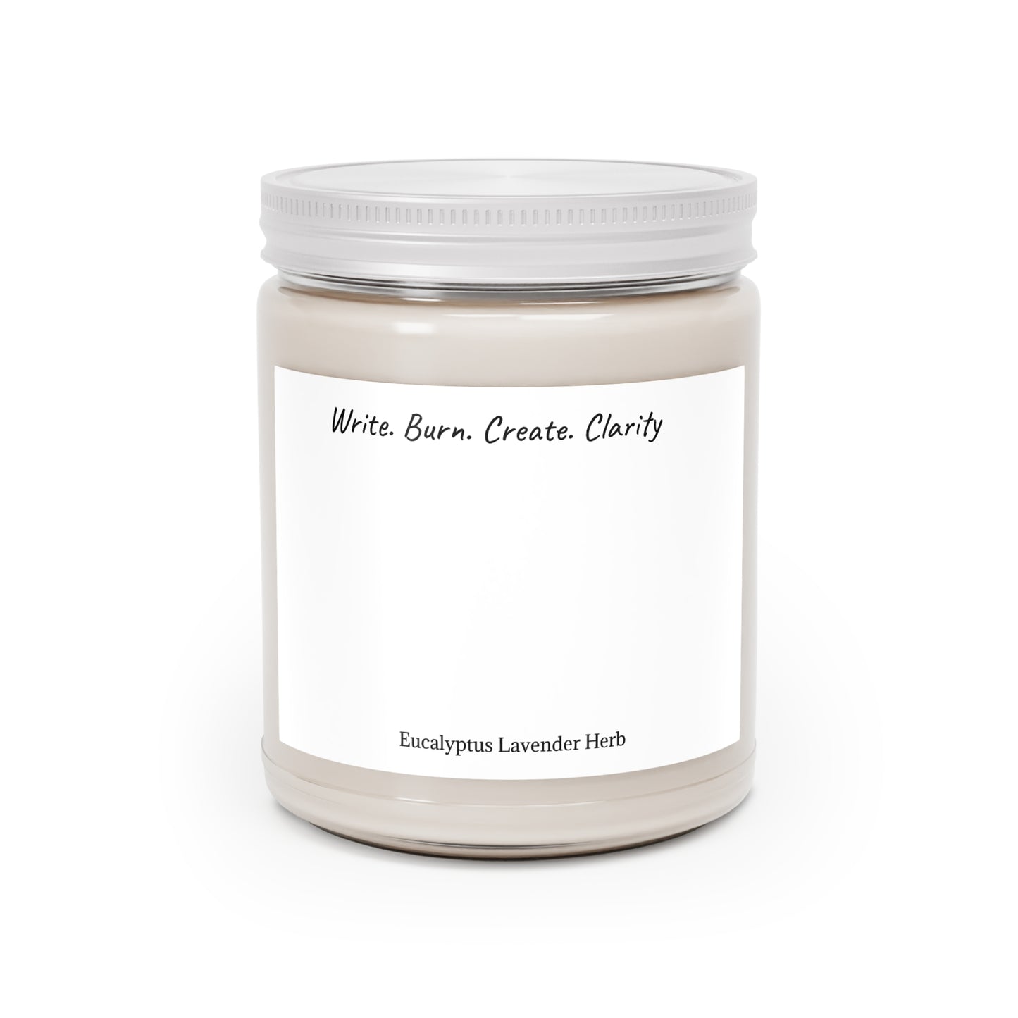 Write. Burn. Create. Clarity Candle, 9oz