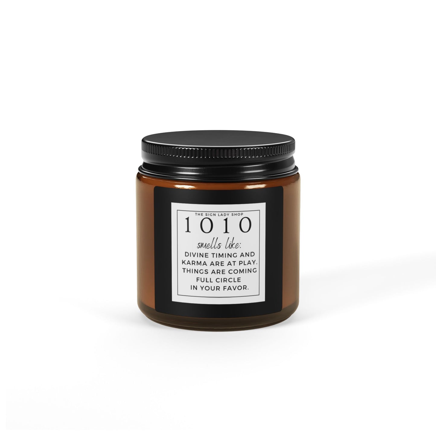 1010 Angel Numbers Candle