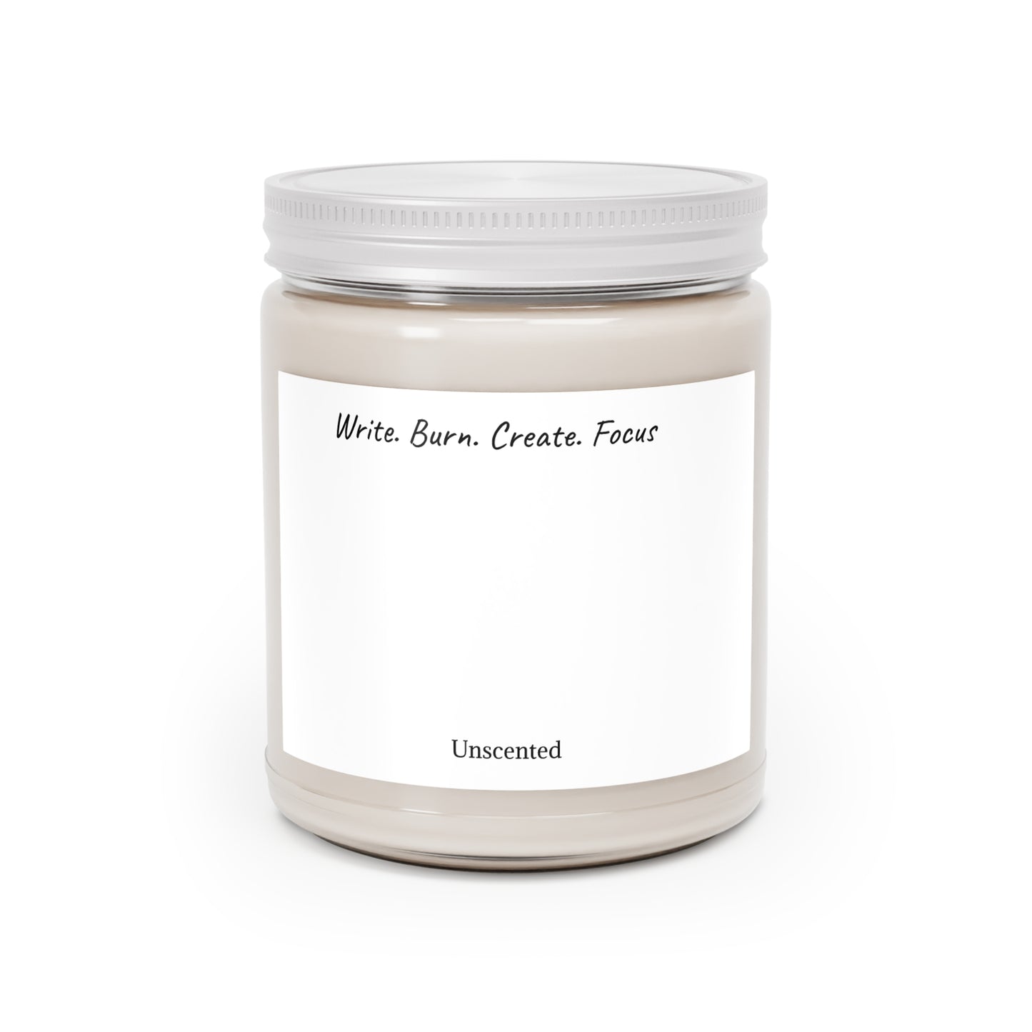 Write. Burn. Create. Focus Candle, 9oz